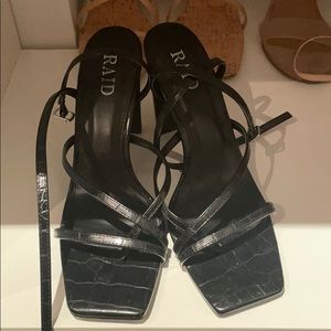 Black Raid Sandals